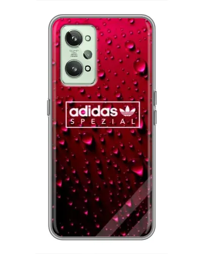Чехол для Realme GT2 с картинкой «Adidas Gold Marble»