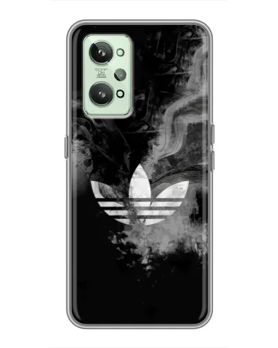 Чехол для Realme GT2 с картинкой «Абстрактный дым Adidas»