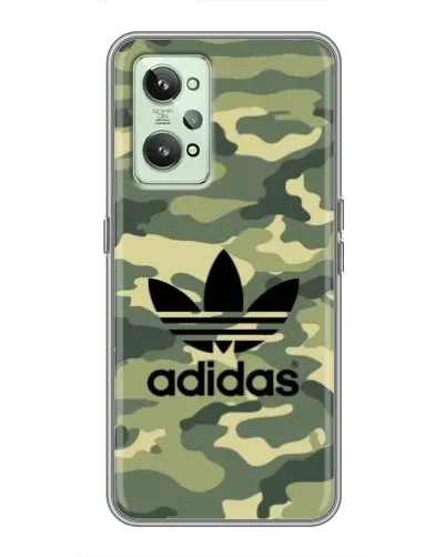 Чехол для Realme GT2 с картинкой «Милитари стиль Adidas»