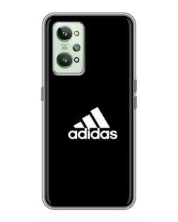 Чехол для Realme GT2 с картинкой «Черная классика Adidas»