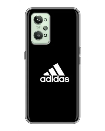 Чехол для Realme GT2 с картинкой «Черная классика Adidas»