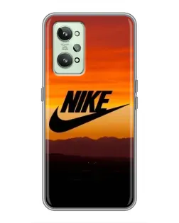 Чехол для Realme GT2 с картинкой «Nike — вечерний горизонт»