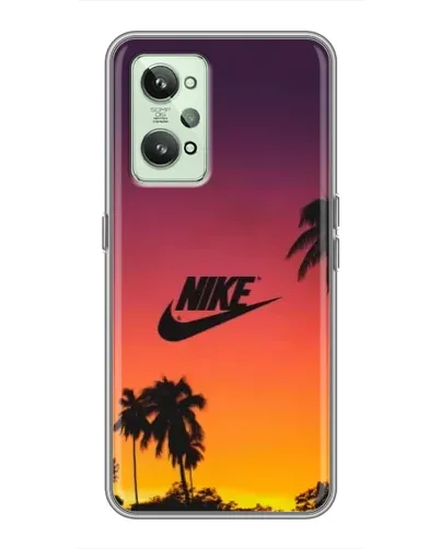 Чехол для Realme GT2 с картинкой «Nike на закате солнца» Чехол для Realme GT2 с картинкой «Nike на закате солнца»