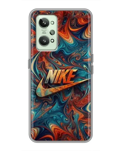 Чехол для Realme GT2 с картинкой «Nike в абстракции» Чехол для Realme GT2 с картинкой «Nike в абстракции»