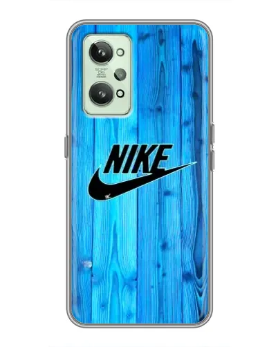 Чехол для Realme GT2 с картинкой «Голубое дерево Nike» Чехол для Realme GT2 с картинкой «Голубое дерево Nike»