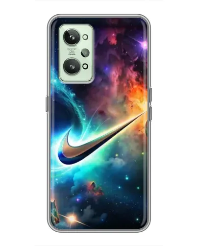 Чехол для Realme GT2 с картинкой «Космический Nike Swoosh» Чехол для Realme GT2 с картинкой «Космический Nike Swoosh»