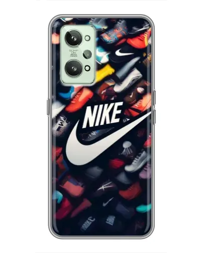 Чехол для Realme GT2 с картинкой «Коллекция кроссовок Nike» Чехол для Realme GT2 с картинкой «Коллекция кроссовок Nike»