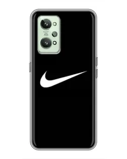 Чехол для Realme GT2 с картинкой «Минималистический Найк»