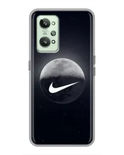 Чехол для Realme GT2 с картинкой «Nike в стиле граффити»