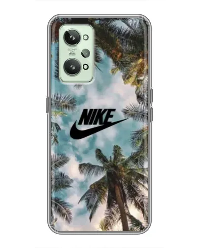 Чохол для Realme GT2 з картинкою «Тропічний принт Nike» Чохол для Realme GT2 з картинкою «Тропічний принт Nike»
