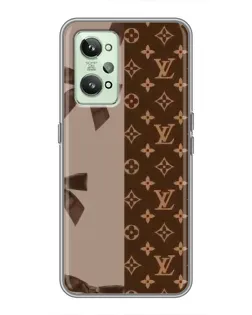 Чехол для Realme GT2 с картинкой «Louis Vuitton — банты»