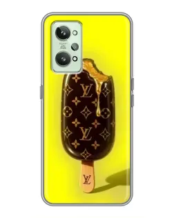 Чехол для Realme GT2 с картинкой «Мороженое от LV»