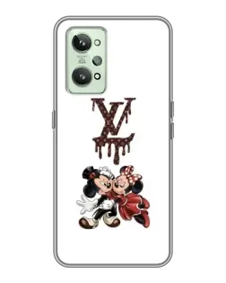 Чехол для Realme GT2 с картинкой «LV и Микки Маус»