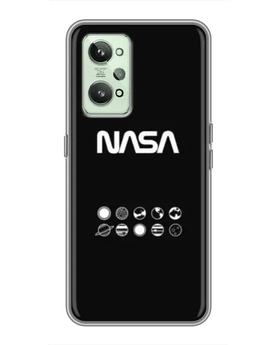 Чехол для Realme GT2 с картинкой «NASA — технический принт» Чехол для Realme GT2 с картинкой «NASA — технический принт»