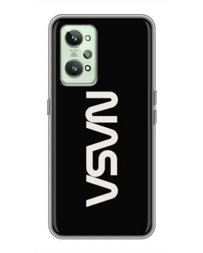Чехол для Realme GT2 с картинкой «NASA — вертикальный логотип» Чехол для Realme GT2 с картинкой «NASA — вертикальный логотип»