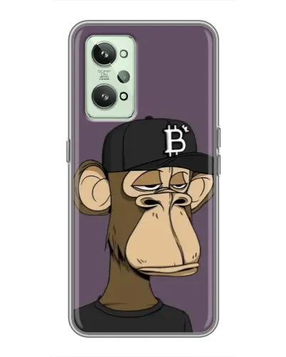 Чехол для Realme GT2 с картинкой «Bored Ape в кепке»