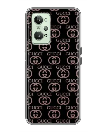 Чехол для Realme GT2 с картинкой «Классическая монограмма Gucci»