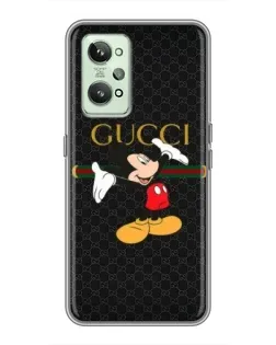 Чехол для Realme GT2 с картинкой «Микки Маус Gucci»