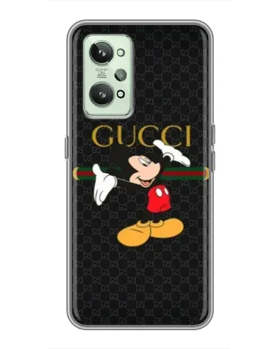 Чехол для Realme GT2 с картинкой «Микки Маус Gucci»