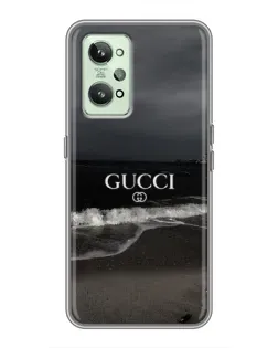 Чехол для Realme GT2 с картинкой «Gucci — морской прибой»