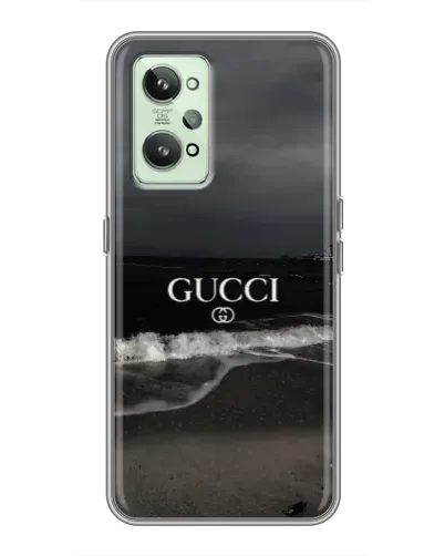 Чехол для Realme GT2 с картинкой «Gucci — морской прибой»