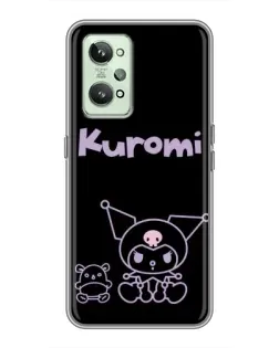 Чехол для Realme GT2 с картинкой «Kuromi — черный минимализм» Чехол для Realme GT2 с картинкой «Kuromi — черный минимализм»