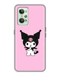 Чехол для Realme GT2 с картинкой «Kuromi — розовая нежность»
