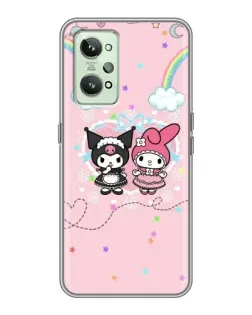 Чехол для Realme GT2 с картинкой «My Melody и Kuromi»