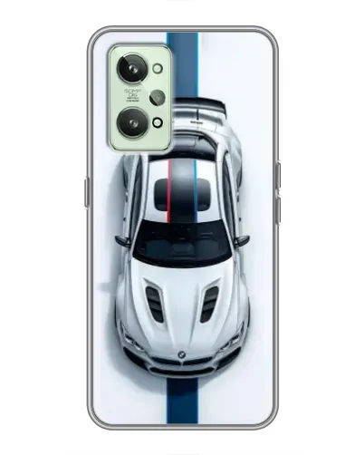 Чехол для Realme GT2 с картинкой «Вид сверху — BMW M»