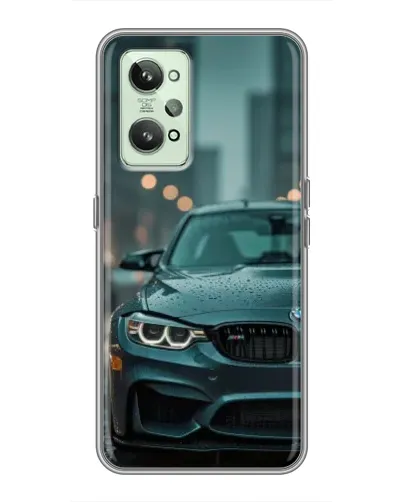Чехол для Realme GT2 с картинкой «BMW в огнях города»
