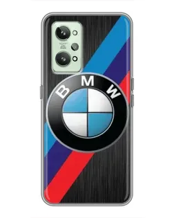 Чехол для Realme GT2 с картинкой «BMW M-stripes стиль»