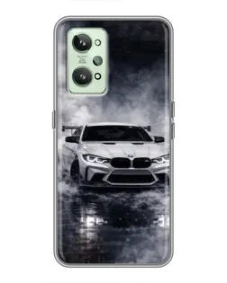 Чехол для Realme GT2 с картинкой «BMW сквозь туман»