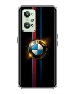 Чехол для Realme GT2 с картинкой «BMW M-Power неон»