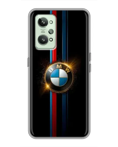 Чехол для Realme GT2 с картинкой «BMW M-Power неон»