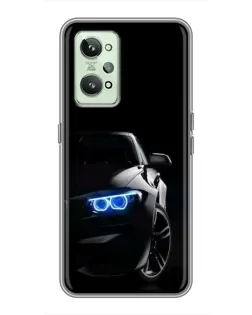 Чехол для Realme GT2 с картинкой «BMW — ночной взгляд»