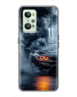 Чехол для Realme GT2 с картинкой «BMW M-Power — абстракция»