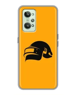 Чехол для Realme GT2 с картинкой «PUBG — золотой шлем»