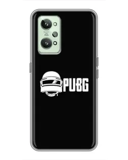 Чехол для Realme GT2 с картинкой «PUBG — классический лого»