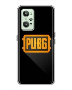 Чехол для Realme GT2 с картинкой «PUBG — рамка лого»