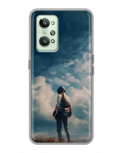 Чехол для Realme GT2 с картинкой «Герой PUBG на скале» Чехол для Realme GT2 с картинкой «Герой PUBG на скале»