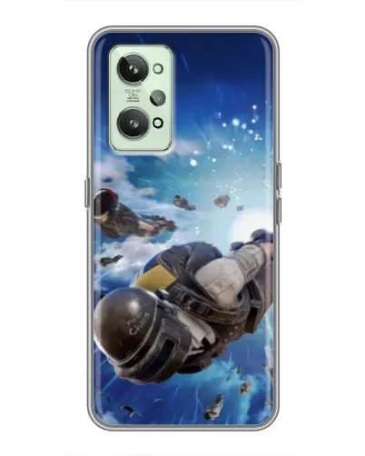 Чехол для Realme GT2 с картинкой «Десант PUBG — прыжок» Чехол для Realme GT2 с картинкой «Десант PUBG — прыжок»