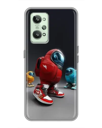 Чехол для Realme GT2 с картинкой «Among Us — 3D стиль»