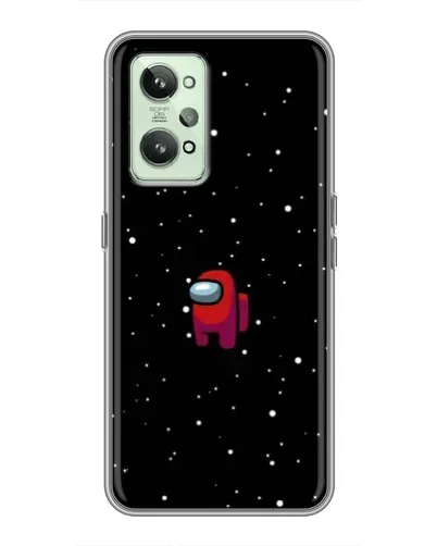 Чехол для Realme GT2 с картинкой «Красный Among Us»