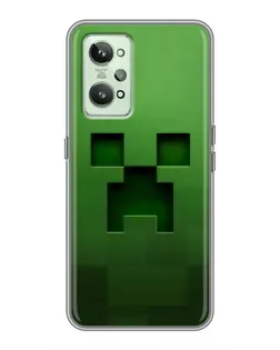 Чехол для Realme GT2 с картинкой «Крипер микро-дизайн»