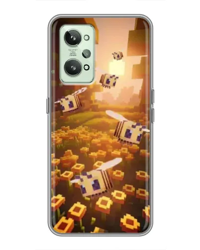 Чехол для Realme GT2 с картинкой «Поле подсолнухов»