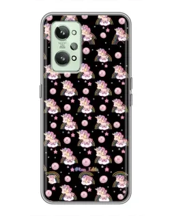 Чехол для Realme GT2 с картинкой «Magic Unicorn паттерн»