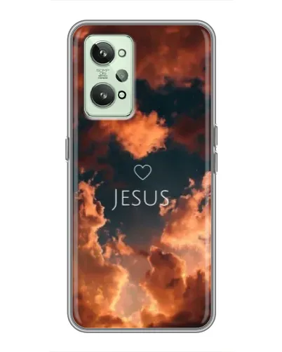 Чехол для Realme GT2 с картинкой «Сияние Имени Jesus»