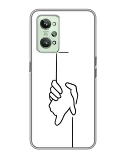 Чехол для Realme GT2 с картинкой «Рука держит»