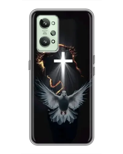 Чехол для Realme GT2 с картинкой «Голубь и Свет»