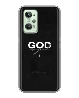 Чехол для Realme GT2 с картинкой «GOD — Бог над всем»